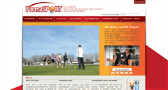 Desktop Screenshot of formasport.fr