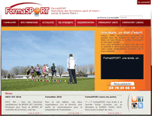 Tablet Screenshot of formasport.fr